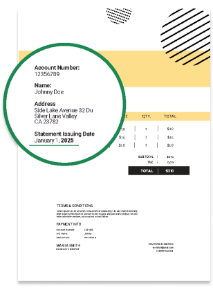 Comprovativo de Endereço Aceite 